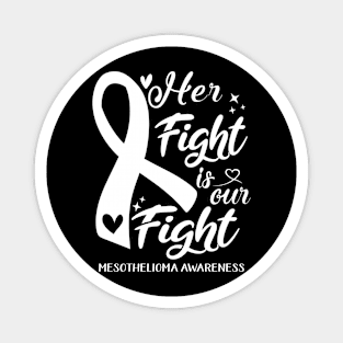 Mesothelioma Awareness HER FIGHT IS OUR FIGHT Magnet